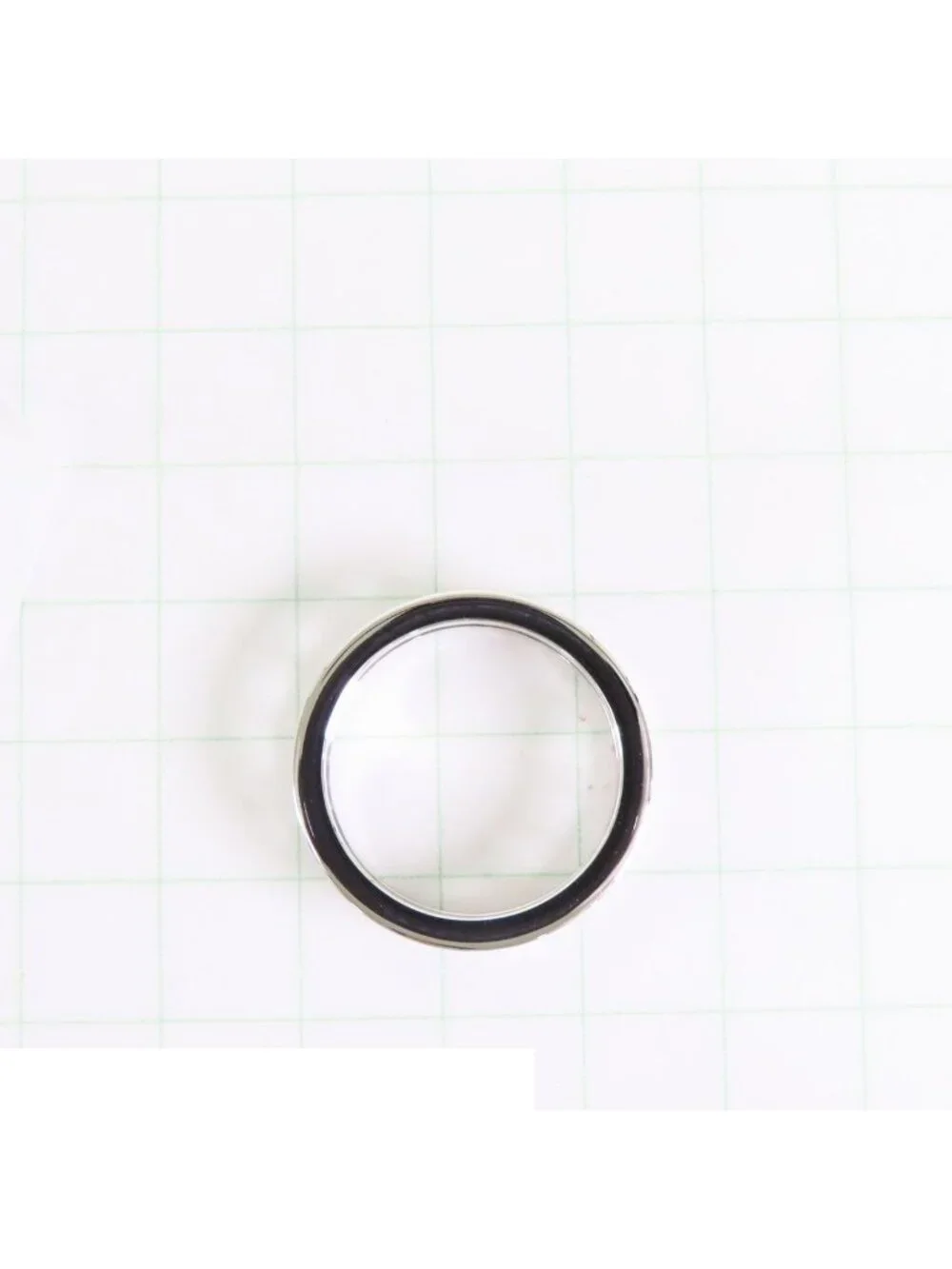 Bvlgari B.Zero1 Ring White Gold 18K Band Open Work Logo No